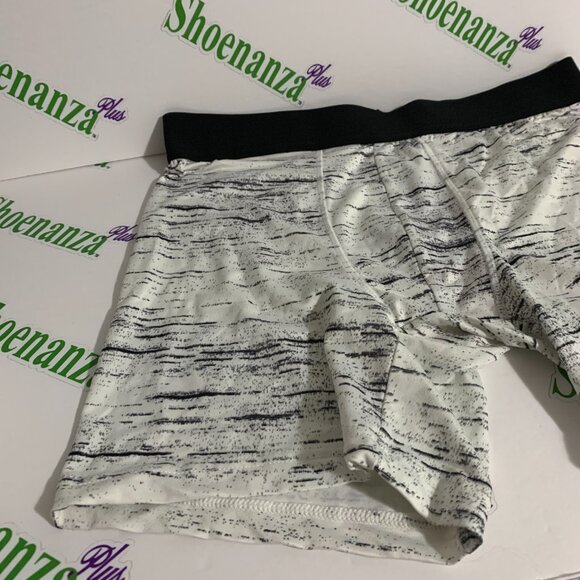 Black By Rue21 Boxer Brief Underwear Space Dye Tagless White Gray Mens XL - Picture 3 of 7